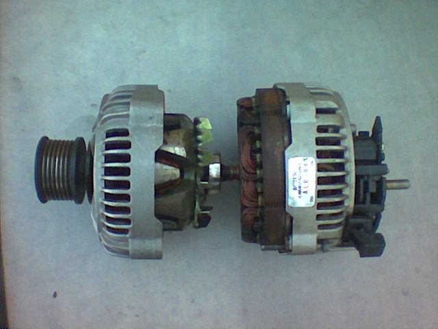 Alternator apart